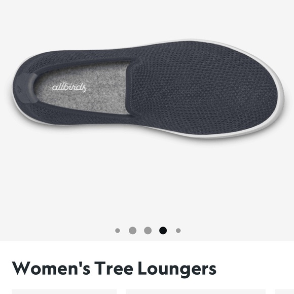 allbirds Shoes - Allbirds Women’s Tree Loungers, Navy Night, White Sole, size 9, EUC